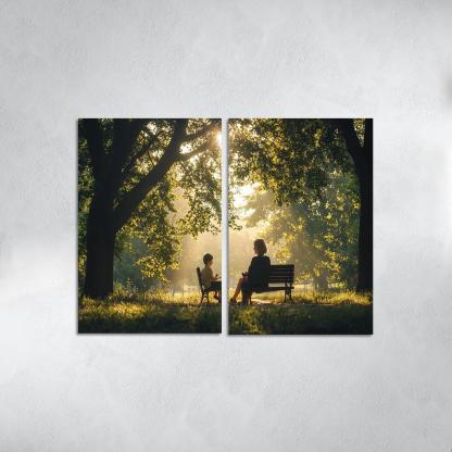 Reflections Of Love A Mother's Heartfelt Advice Canvas Paintings Frame