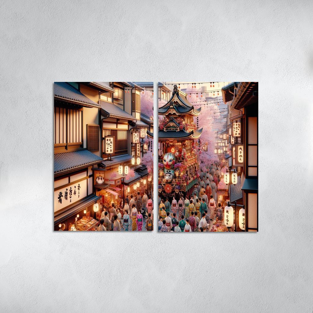 Gion Matsuri - Japan Modern Paintings Frame