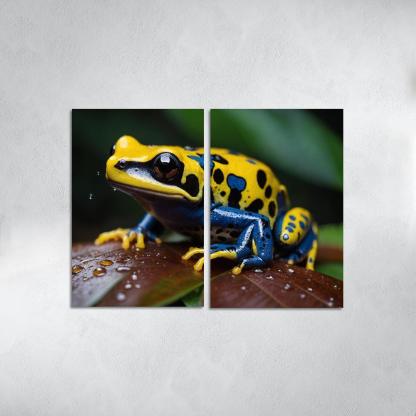 The Colorful Poison Dart Frog Jewel Of The Tropics Modern Paintings Frame