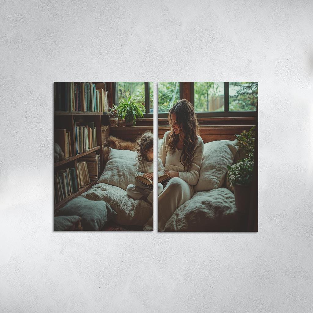 The Gentle Whisper Of Love A Mothers Voice Canvas Paintings Frame