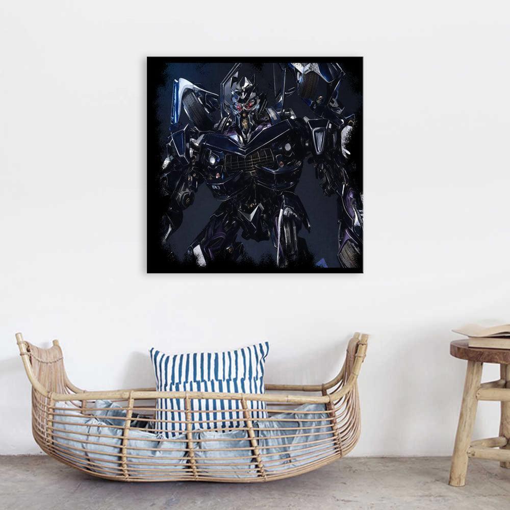 Megatron Transformers 1 Piece HD Multi Panel Canvas Wall Art Frame-Original Frame