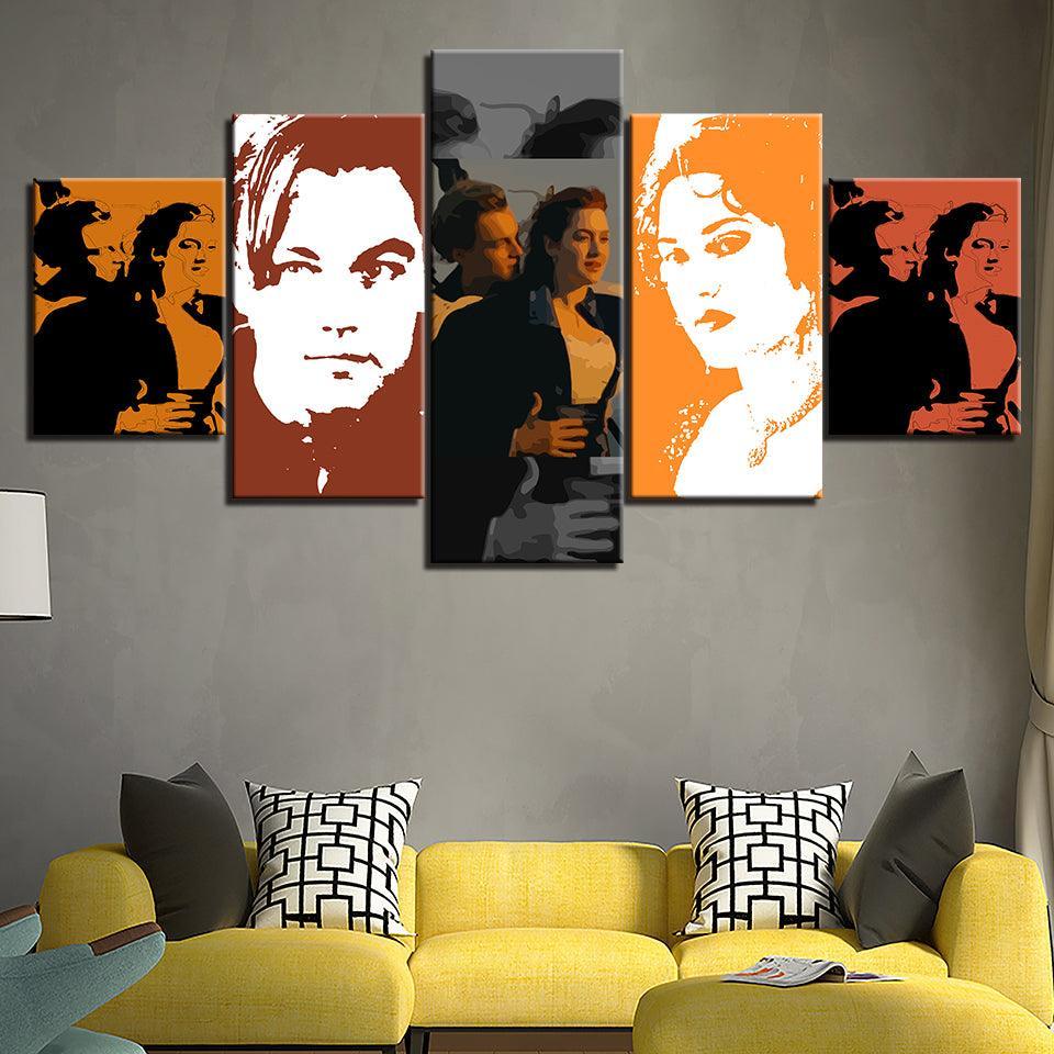 The Titanic 5 Piece HD Multi Panel Canvas Wall Art Frame-Original Frame