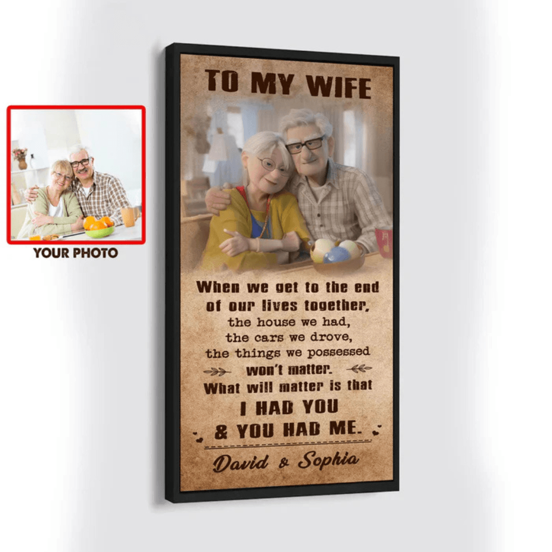 Personalized Anniversary Canvas Print