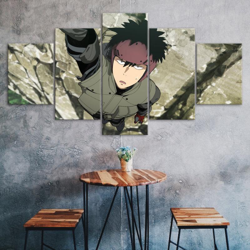 Spriggan Single Character HD Multi Panel Canvas Wall Art Frame-Original Frame