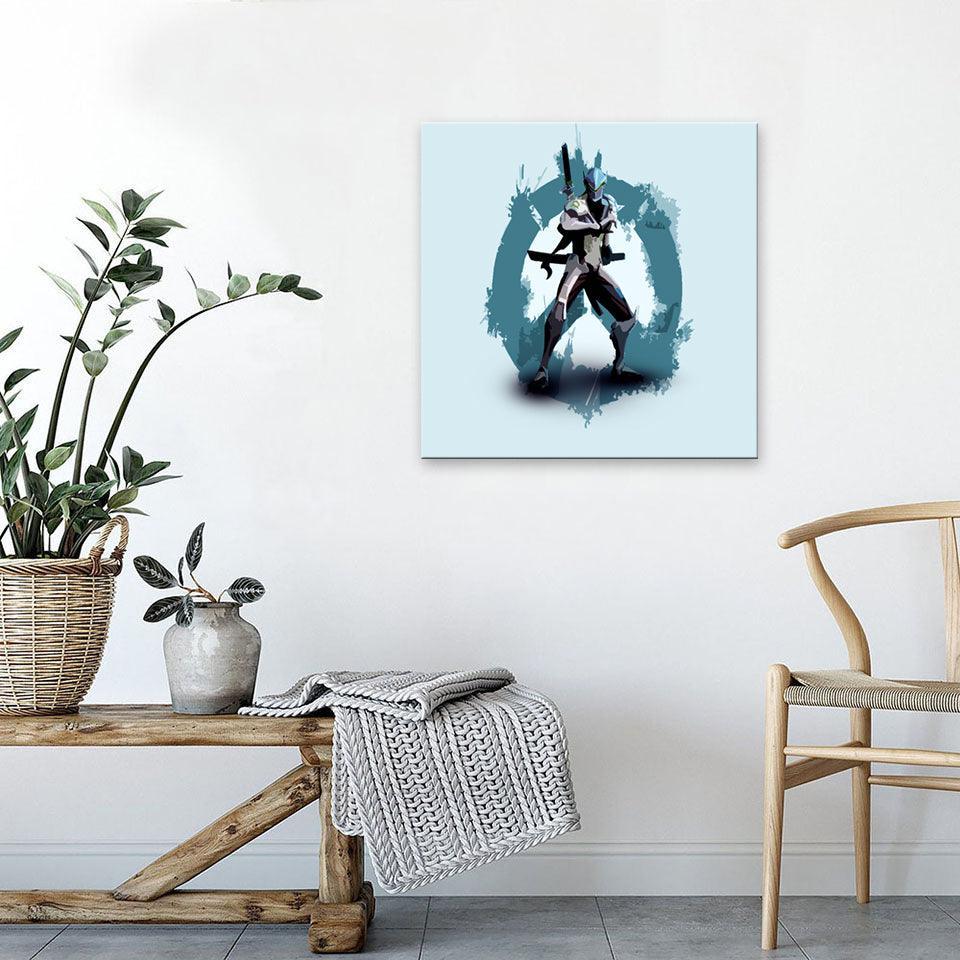 The White Alien 1 Piece HD Multi Panel Canvas Wall Art Frame-Original Frame