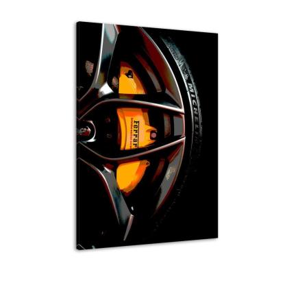 Ferrari Wheels 1 Piece HD Multi Panel Canvas Wall Art Frame-Original Frame