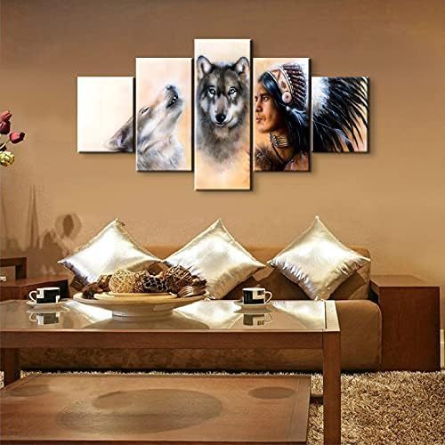 5 Piece Canvas Wall Art For Home And Office Decor