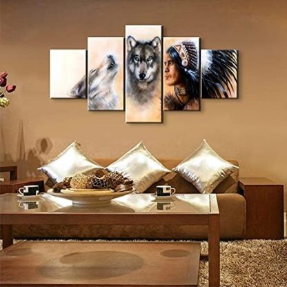 5 Piece Canvas Wall Art For Home And Office Decor