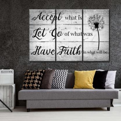 Black and White Dandelion 3 piece Artwork Canvas HD Wall Art-Original Frame