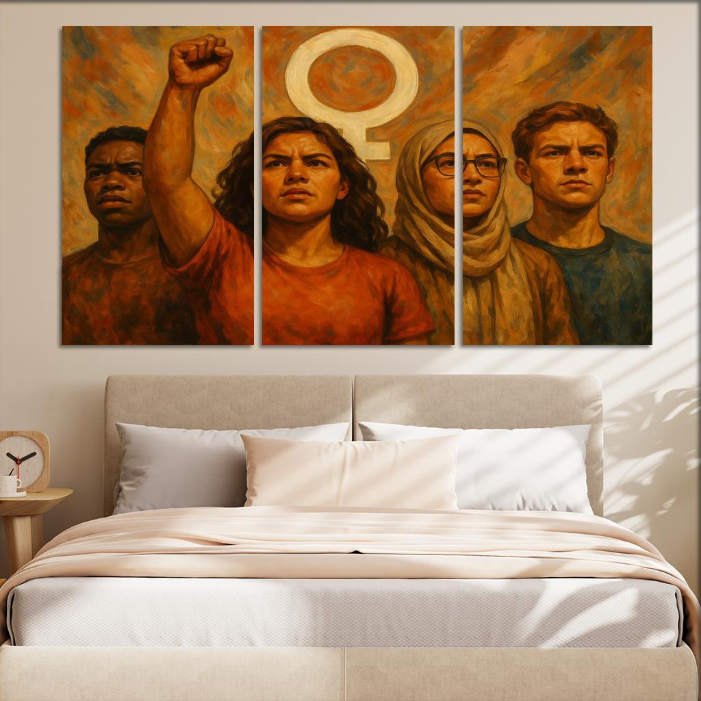 Echoes Of Equality Art Inspiring Gender Justice Premium Artwork Frames