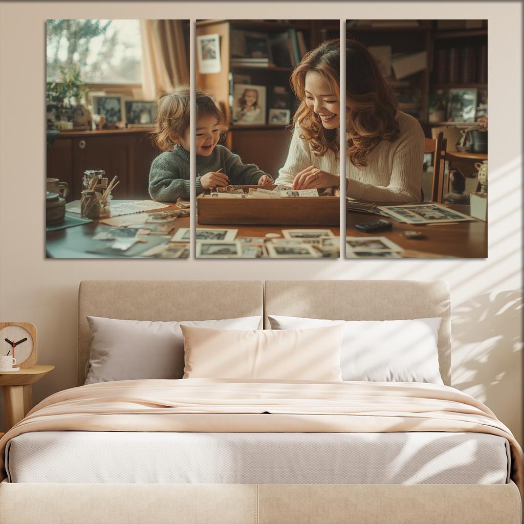 Time Capsules Cherished Memories In A Box Canvas Paintings Frame