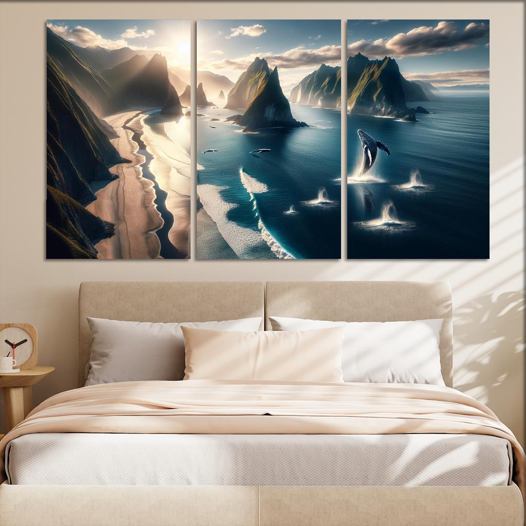Whale Watching Point Custom Paintings Frame