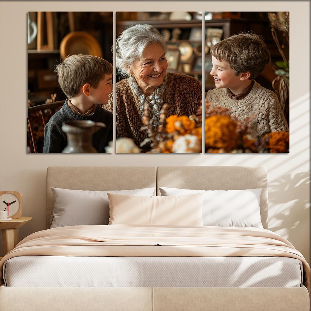 Timeless Bonds A Mothers Enduring Legacy Canvas Paintings Frame