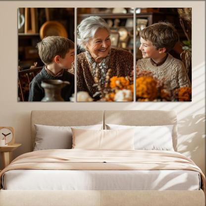 Timeless Bonds A Mothers Enduring Legacy Canvas Paintings Frame