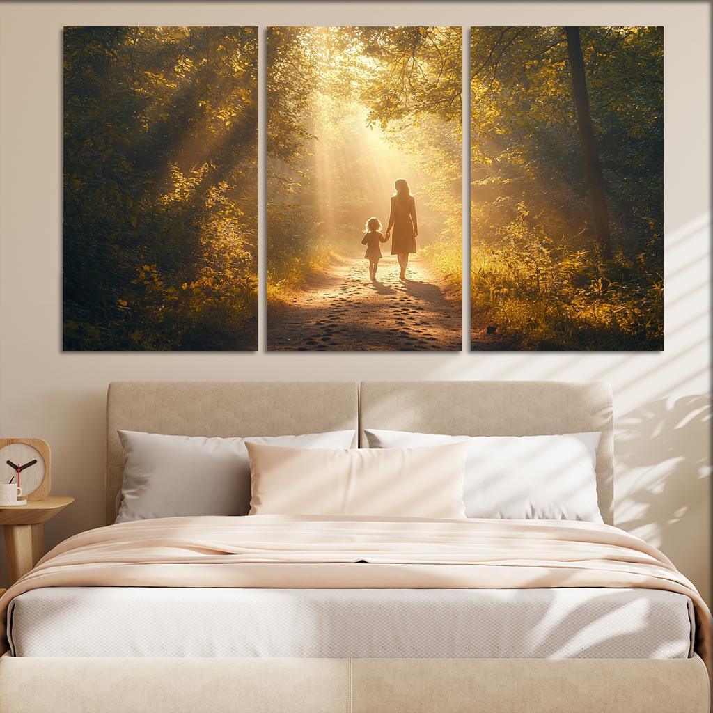 Footsteps In Time The Journey Of Love Custom Paintings Frame