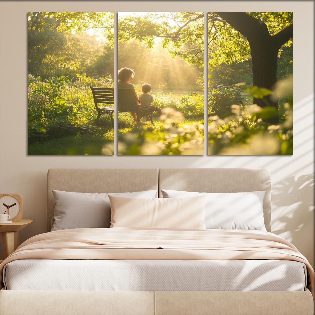 In Every Breath The Essence Of Motherhood Custom Paintings Frame