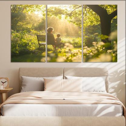 In Every Breath The Essence Of Motherhood Custom Paintings Frame