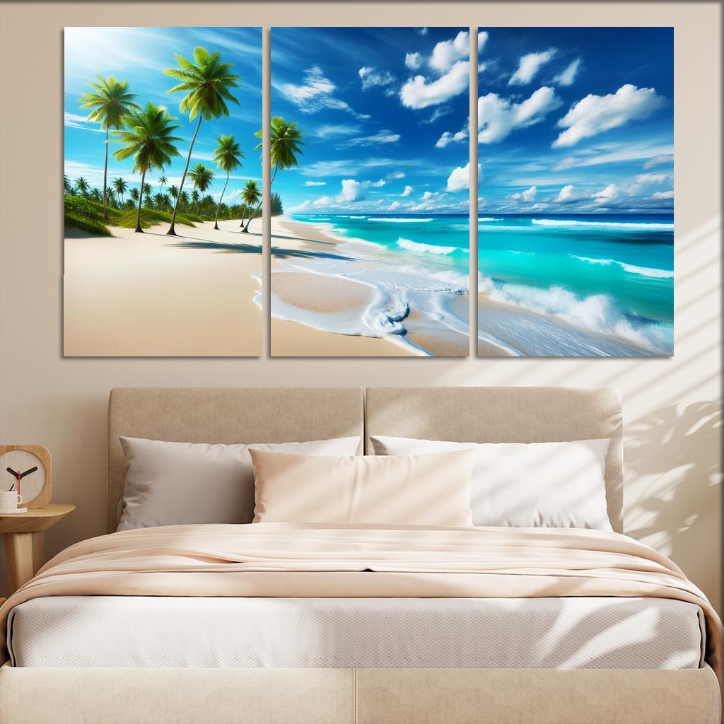 Lush Paradise Tropical Escape Custom Paintings Frame