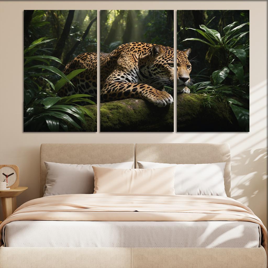 The Mighty Jaguar Stealthy Forest Predator Canvas Paintings Frame