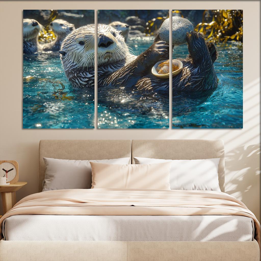 The Playful Sea Otter A Marine Acrobat Art Trends