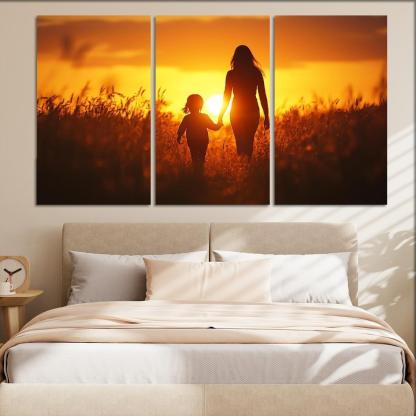 The Light Of Guidance A Mothers Love Custom Paintings Frame