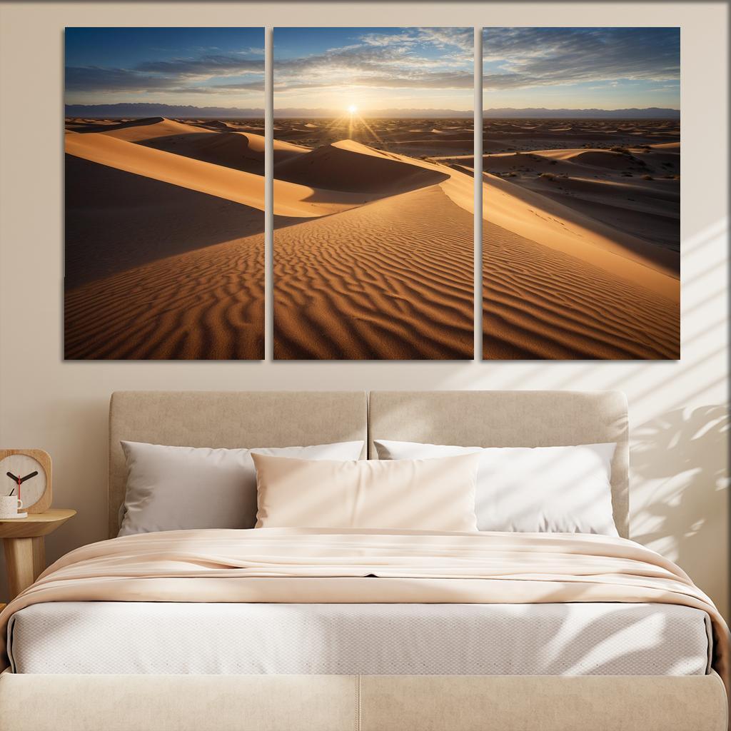 The Enigmatic Beauty Of Desert Landscapes Oil Paintings Frame