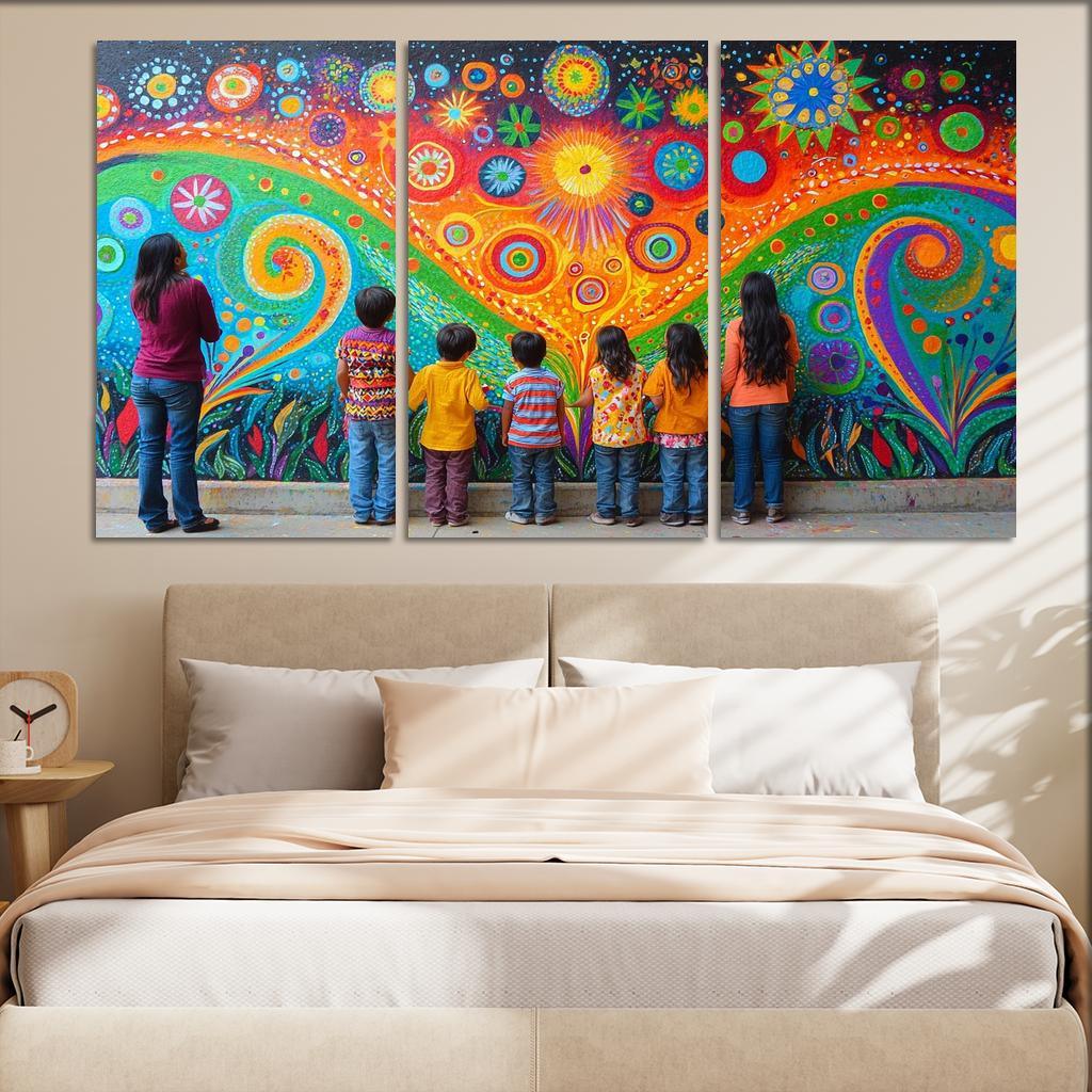 A Mothers Love The Heartbeat Of The Family Custom Paintings Frame