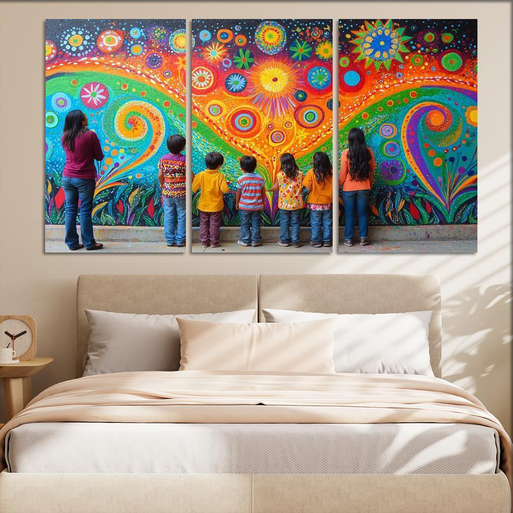 A Mothers Love The Heartbeat Of The Family Custom Paintings Frame