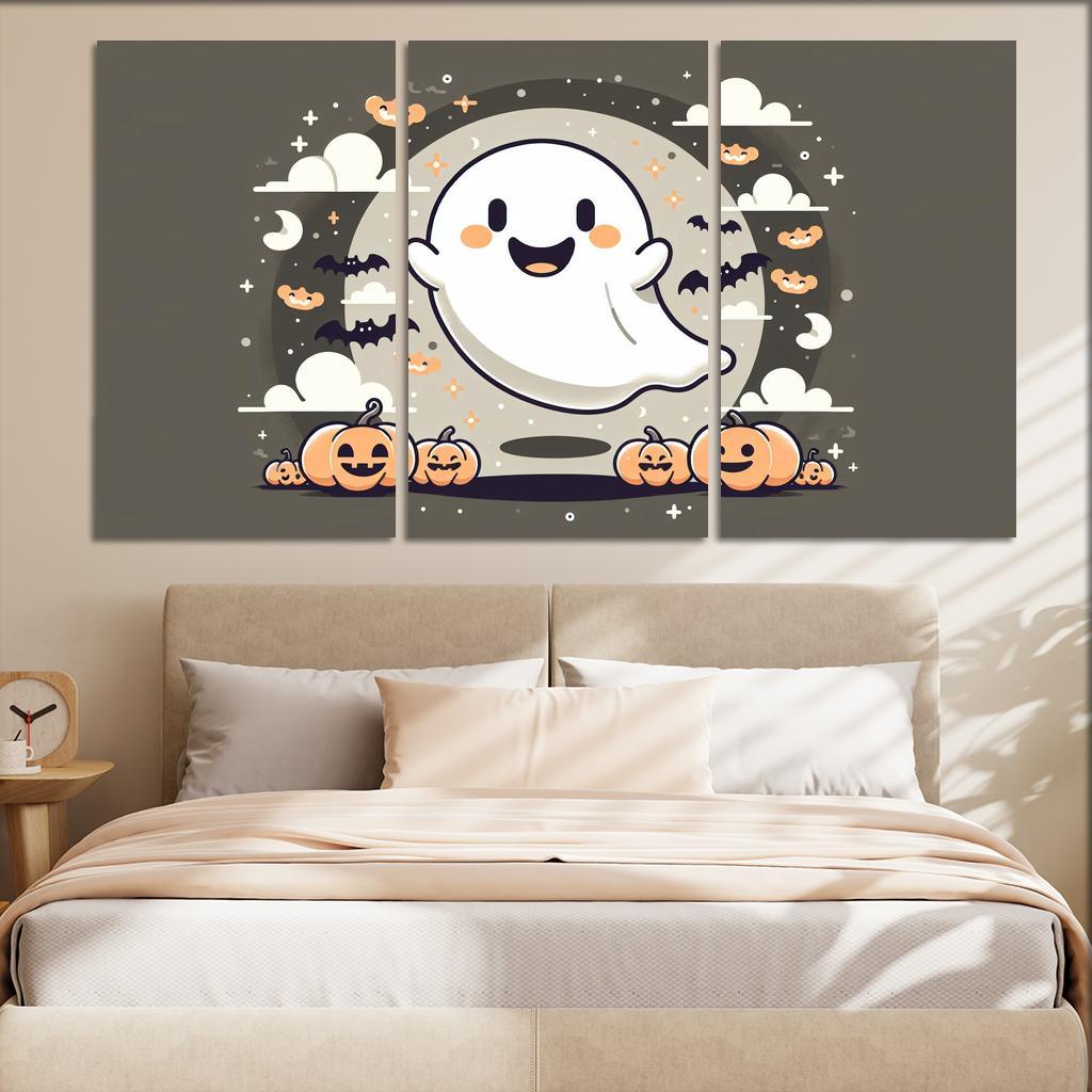 Giggling Ghost - Spooky Fun Framed Paintings