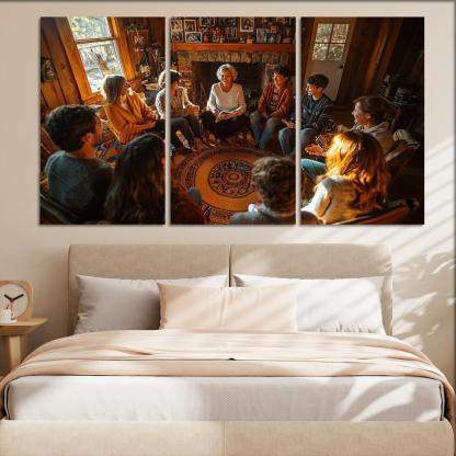 The Ties That Bind A Mothers Connection Canvas Paintings Frame