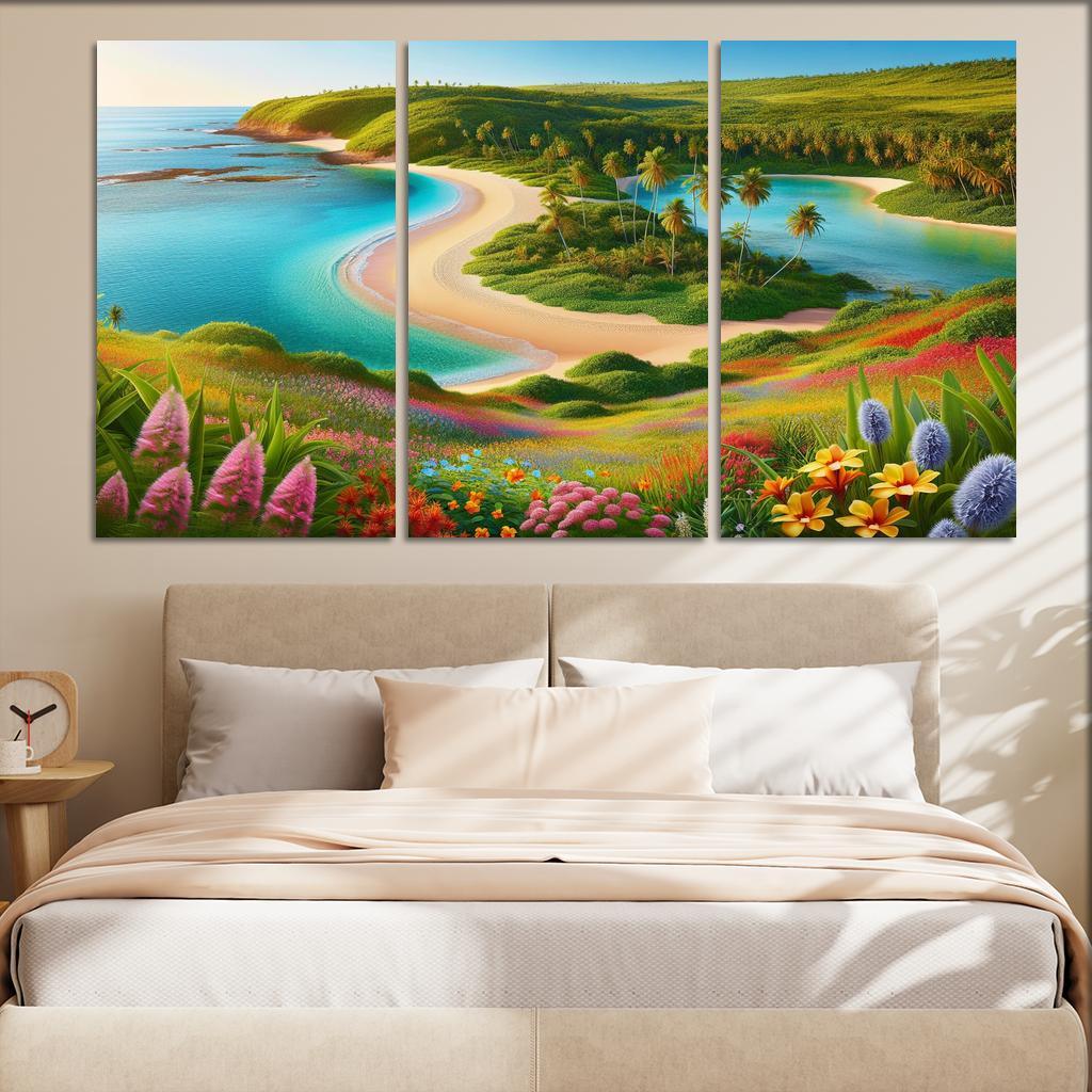 Tranquil Waterside Sanctuary Modern Paintings Frame