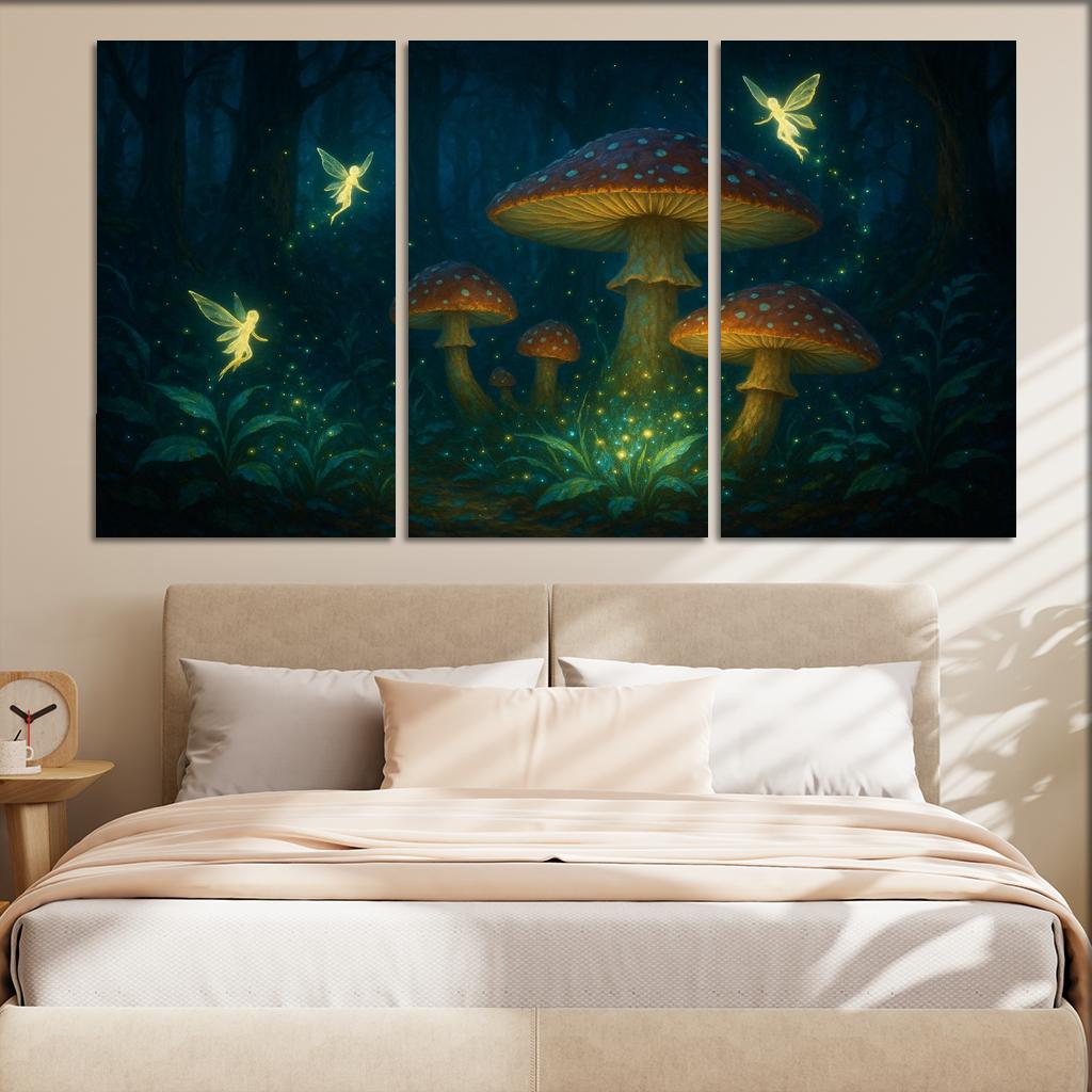 Fairy Tale Forest - Enchanted Realm Framed Paintings