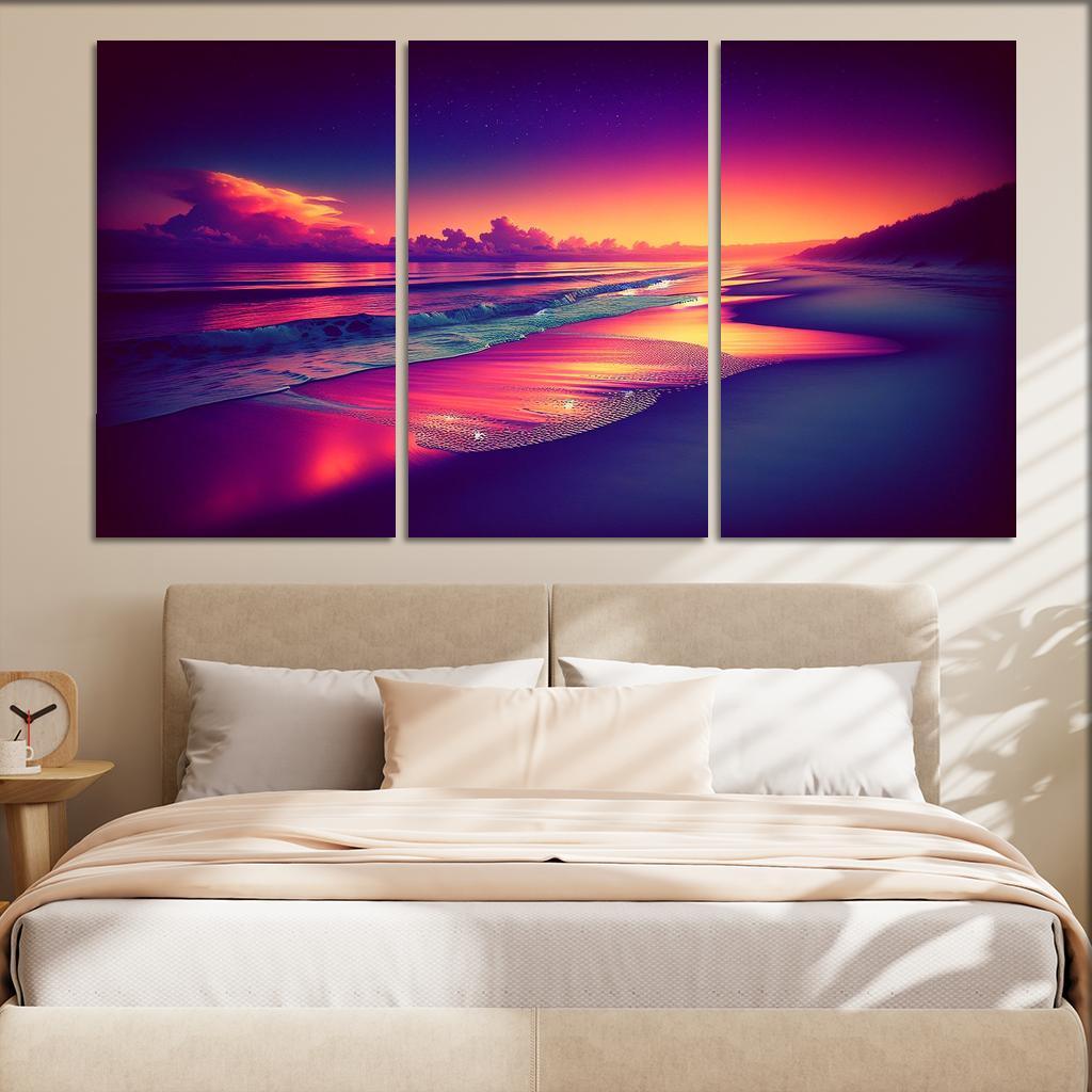 Whispering Tides Peaceful Retreat Custom Paintings Frame