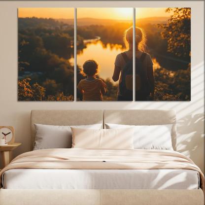 Her Unwavering Spirit A Mothers Strength Canvas Paintings Frame