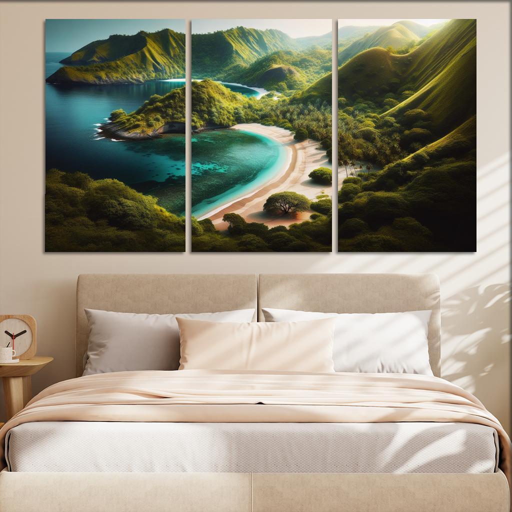 Natures Embrace Beach Premium Artwork Frames