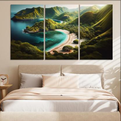 Natures Embrace Beach Premium Artwork Frames