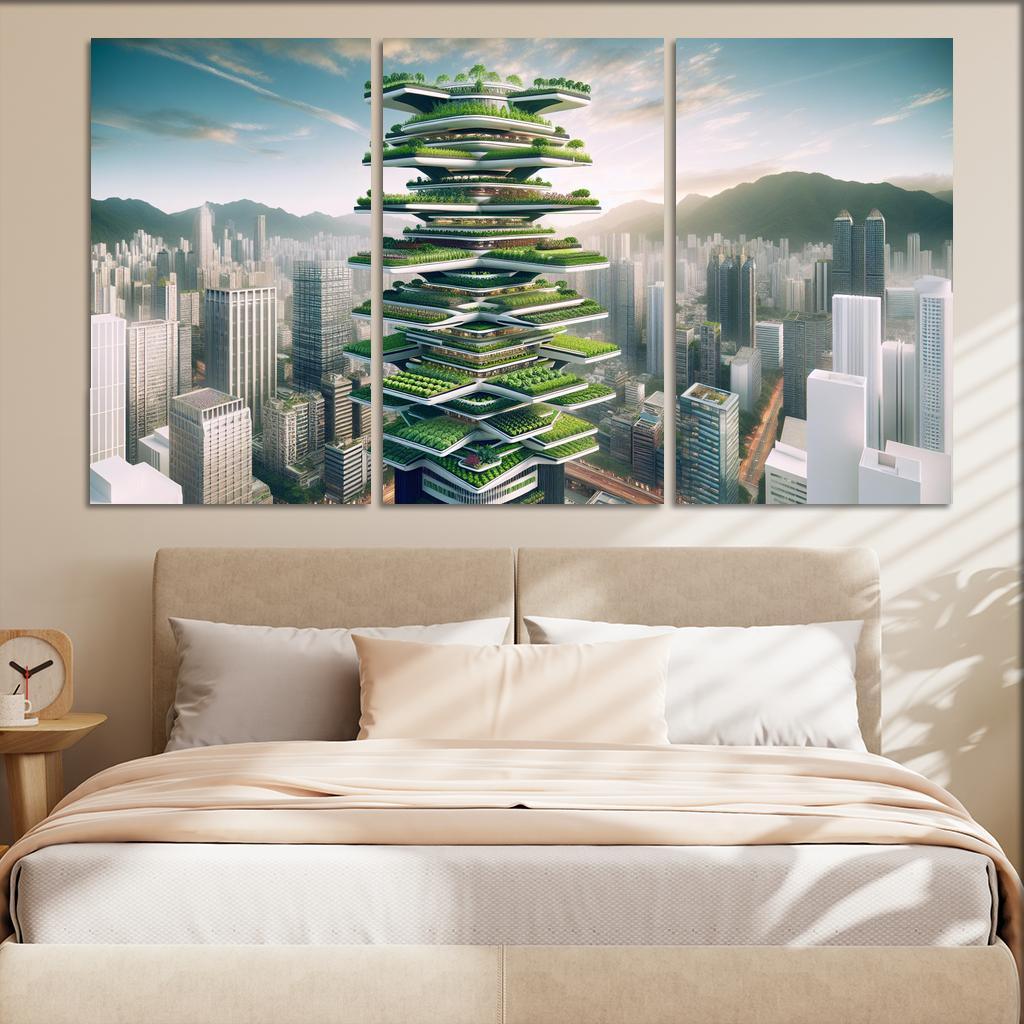 Vertical Farms As Architecture Custom Paintings Frame