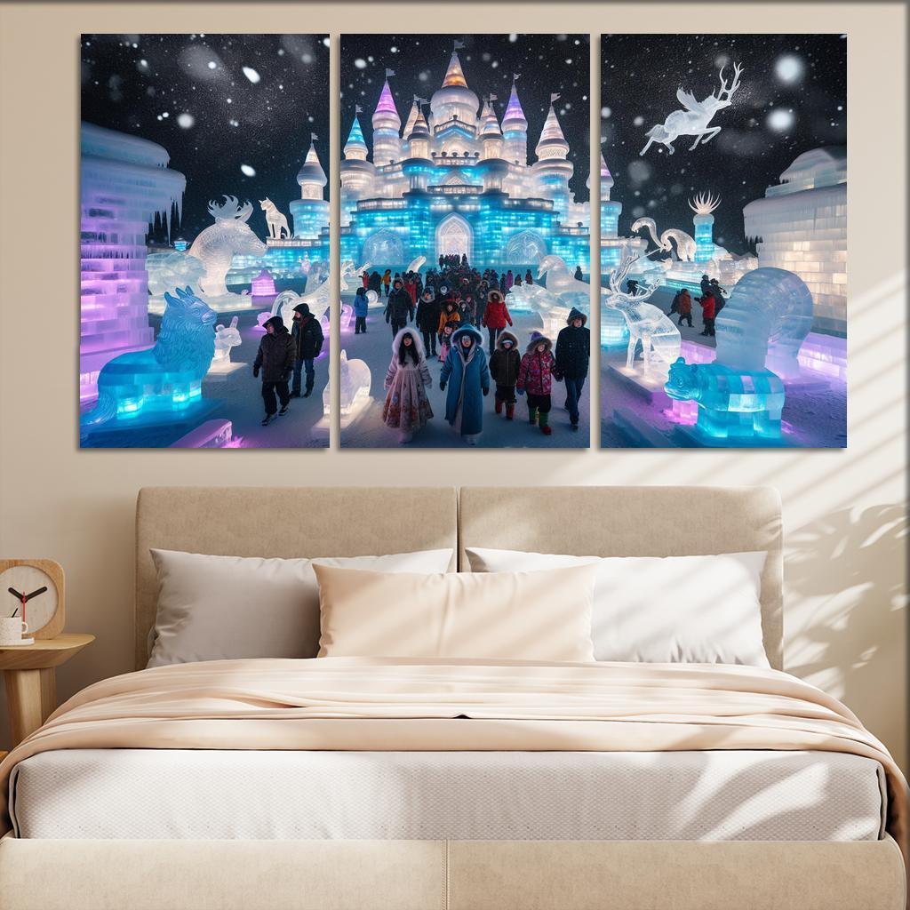 Harbin Ice And Snow Festival - China Framed Paintings