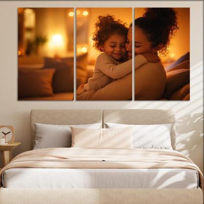 A Heart Full Of Love A Mothers Embrace Canvas Paintings Frame