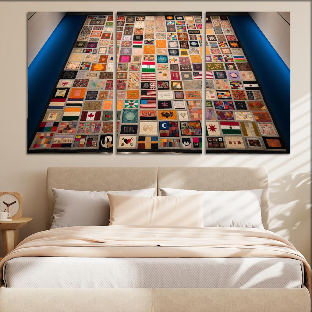 Stitching Together Lives The Impact Of Refugee Crises Custom Paintings Frame