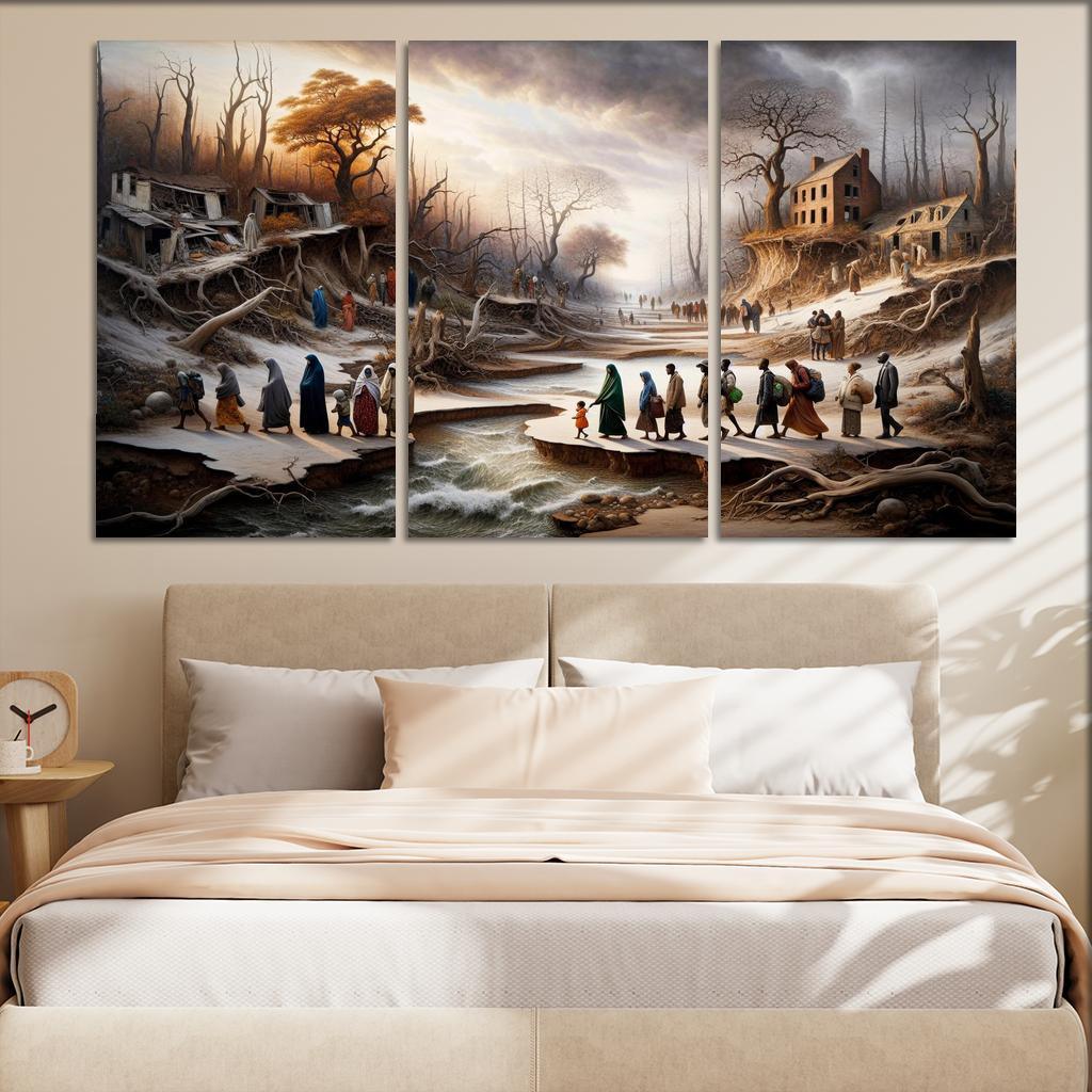 Climate Refugees The Human Face Of Environmental Displacement Art Trends