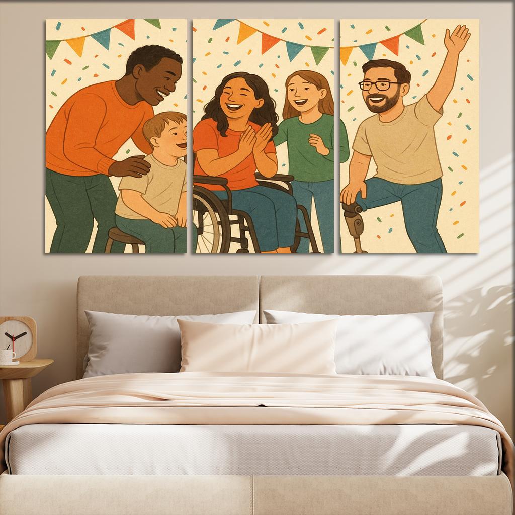Invisible Struggles Art Advocating For Disability Inclusion Premium Artwork Frames