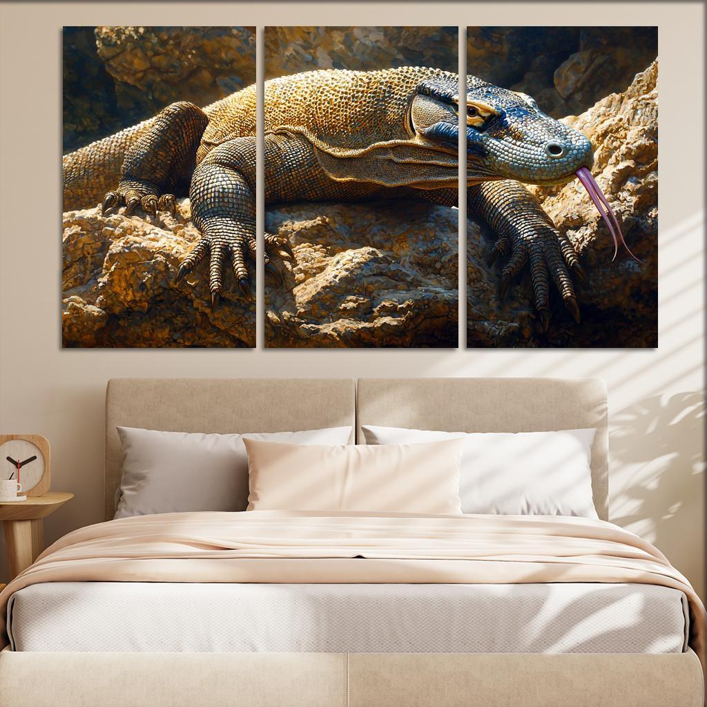 The Powerful Komodo Dragon The Earth's Largest Lizard Art Trends