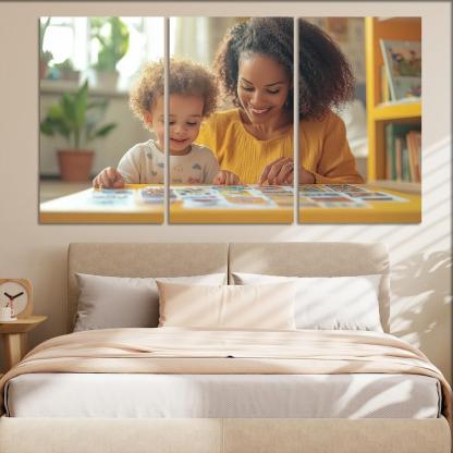 Radiant Dreams A Mothers Vision For The Future Canvas Paintings Frame