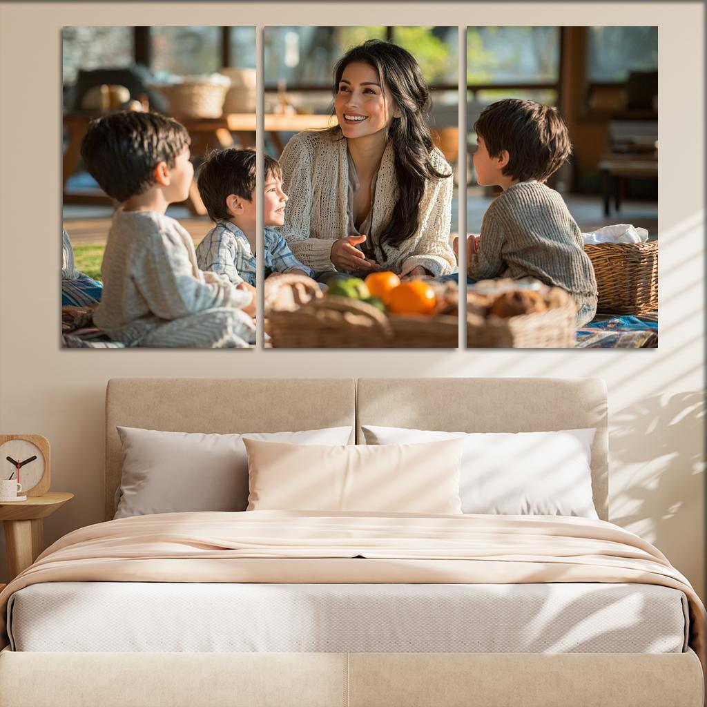 Lifelong Lessons A Mothers Wisdom Across Generations Canvas Paintings Frame