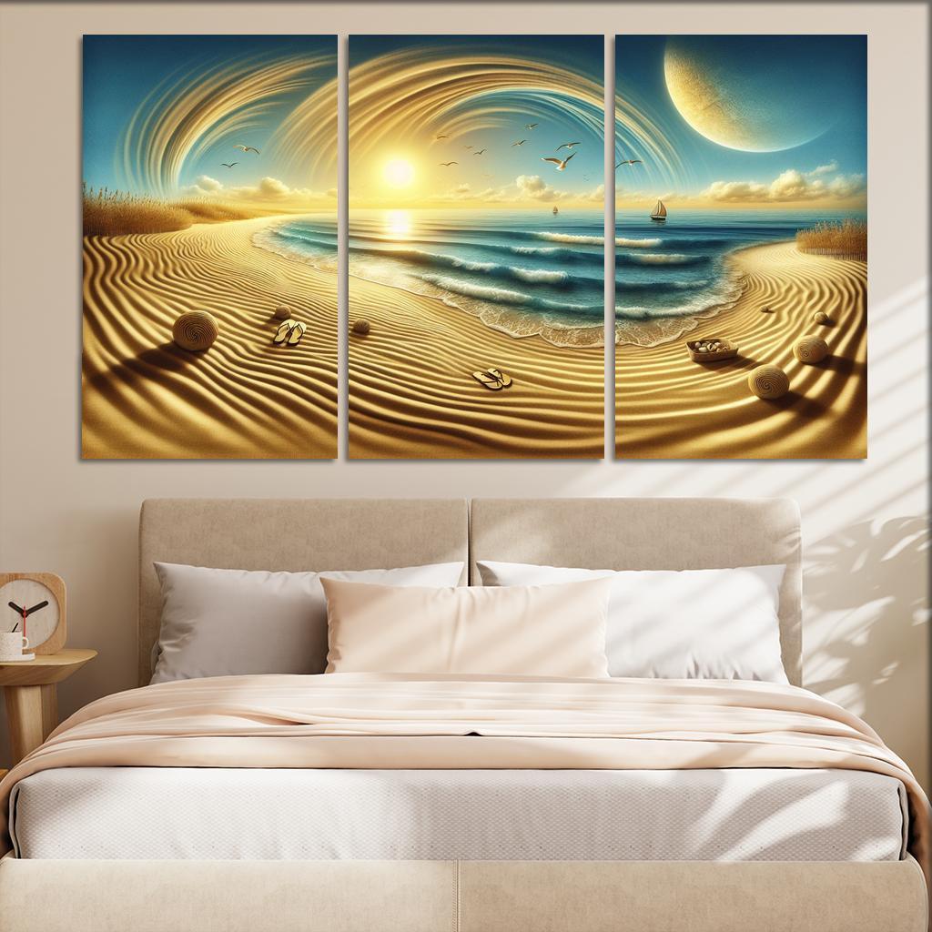 Serenity Sands Beach Premium Artwork Frames