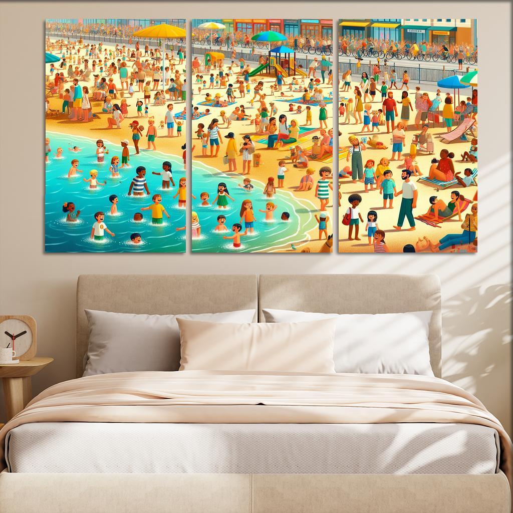 Sunshine Coast Family Fun And Activities Modern Paintings Frame