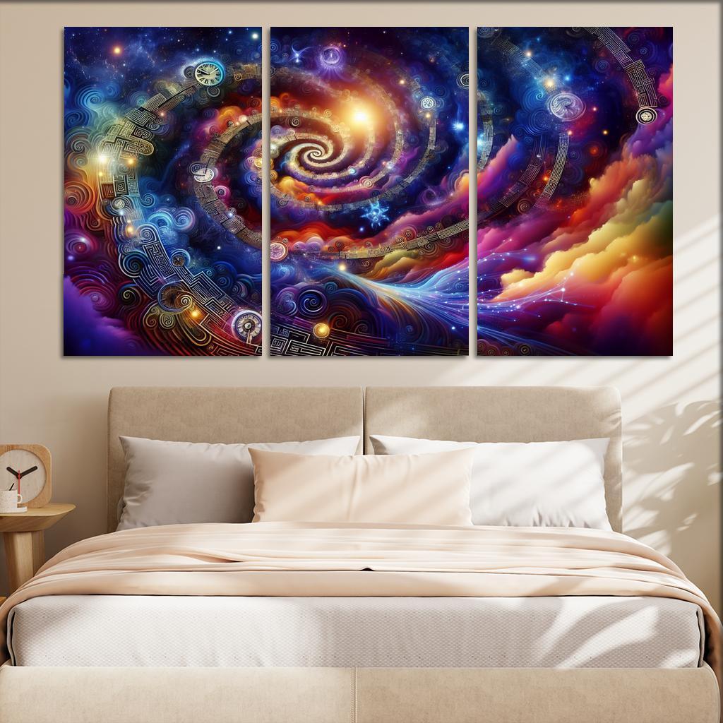Labyrinth Of Time And Space Premium Artwork Frames