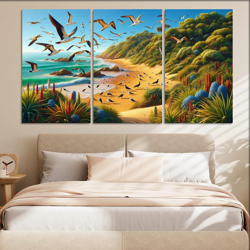 Eagle Nest Beach A Wildlife Sanctuary Custom Paintings Frame
