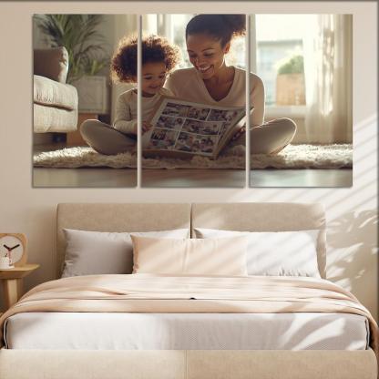 The Embrace Of Memories A Mothers Love Custom Paintings Frame